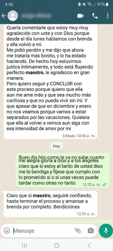 Captura de una conversación de WhatsApp de un cliente con el Maestro Abel (3)